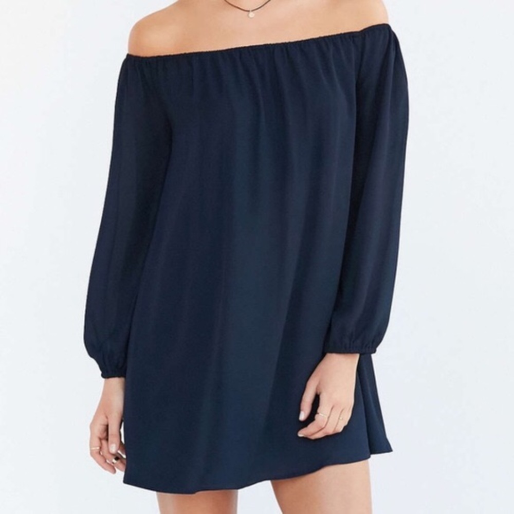 Ecoté Off-The-Shoulder Swing Dress
